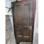 Three vintage pine doors of various size