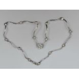 A Fraser Hart diamond choker necklet wit