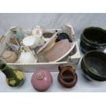 Ceramic Wares: A group comprising two la