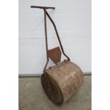 A Victorian 19thC cast iron lawn roller.