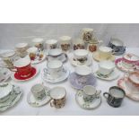 Six royal commemorative mugs for 1911 an