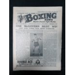 An original copy of Boxing News dated De