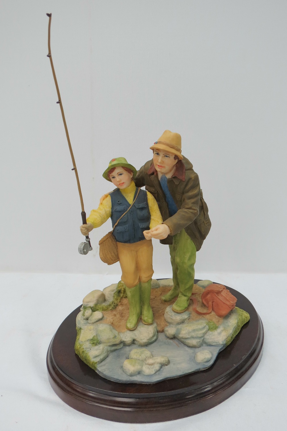 A Heredities 'Angling' ceramic figure gr