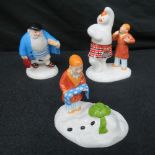 Coalport Characters - The Snowman; Highl