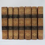 Seven volumes of Clarke's Bible.  Full l