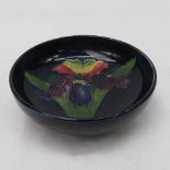A Walter Moorcroft bowl with orchid desi