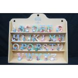 A full alphabet of Enesco Beatrix Potter