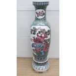 An oversized contemporary Oriental vase