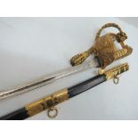 A superb EIIR Naval Officers sword with