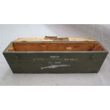 A Sten gun transit chest, for two guns,