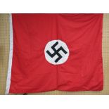 A WWII Nazi flag.(Reproduction).