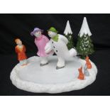 Coalport Characters - The Snowman; Ice D