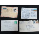A collection of fan mail sent to Ronnie Biggs in Brazil.