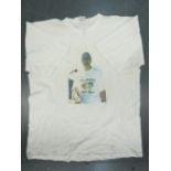 From Ronnie Biggs' personal wardrobe, T-shirt with Ronnie Biggs wearing a happy 70th birthday T-