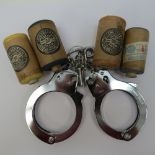 NSDAP cotton reels and handcuffs with ke