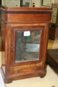 A MINIATURE ROSEWOOD ARMOIRE