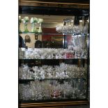 AN EXTENSIVE COLLECTION OF ANTIQUE AND OTHER CUT GLASSWARE