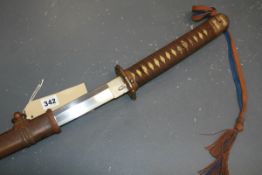 A WWII JAPANESE KATANA SWORD