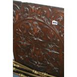 AN 18TH.C.CARVED WALNUT PANEL