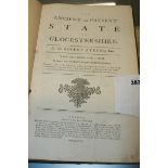 BOOK.STATE OF GLOUCESTERSHIRE BY SIR ROBERT ATKYNS c 1768