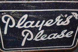 A PLAYERS PLEASE ALLOY SIGN