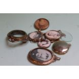 A SELECTION OF ASSORTED LOCKETS.   £60-90