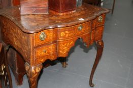 AN 18TH.C.MARQUETRY SIDE TABLE