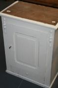 A PAINTED PINE CABINET