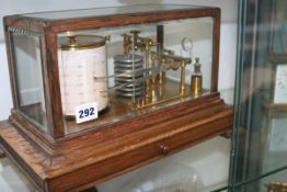 AN EARLY 20TH.C.RECORDING THERMO BAROGRAPH