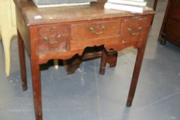 AN 18TH.C.OAK LOWBOY