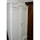 A PAINTED FRENCH STYLE WARDROBE