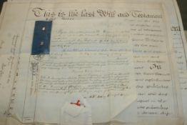 VARIOUS VELLUM INDENTURES AND WILLS