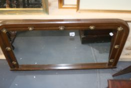 AN OVERMANTLE MIRROR