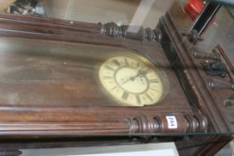 A VICTORIAN WALNUT CASED VIENNA REGULATOR WALL CLOCK BY GUSTAV BEKKER