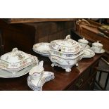 A COPELAND'S OLD BOW PART DINNER SERVICE