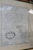 A ROBERT MORDEN MAP OF OXFORDSHIRE