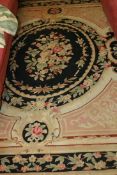 AN ABBUSSON TYPE CARPET APPROX. 230 X 230 CMS