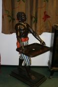 A 19TH.C. STYLE BLACKAMOOR FIGURE