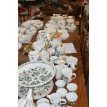 A LARGE COLLECTION OF PORTMEIRION COFFEE, TEA AND DINNER WARES