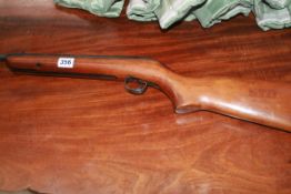 AN EARLY BSA AIR RIFLE