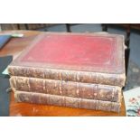 Jean Gaspard Lavater, Essai sur la Physiognomonie, 3 vols, gilt tooled leather, published 1781,