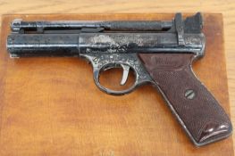 A Webley Premier air pistol, in associated box.