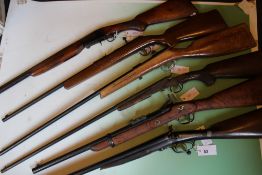 A single barrelled .410 shotgun, 27.75inch sighted octagonal barrel, chequered fore-end and