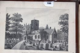 Mrs Bacon (19th-20th Century) North Aston Church and North Aston House, a pair of Victorian