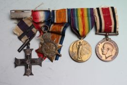 A group of First World War medals to Major S.J.M Hole, Royal Fusiliers, comprising Victory, Star,