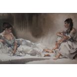 After Sir William Russell Flint (1880-1969), Retreat from the Sun, signed in pencil and with