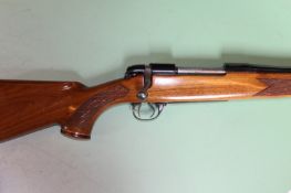 A BSA CF2 .222 Remington bolt action rifle, with heavy barrel and double set trigger, serial
