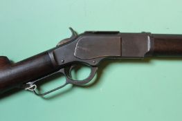 A rare Winchester model 1873 lever action .22 rifle, serial no.201508B. (ST3161)