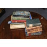 A small collection of books to include "Mr Pickwick, pages from the Pickwick Papers" illustrated