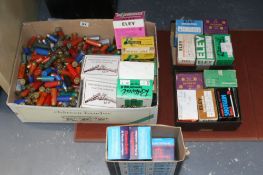 A large collection of various mixed 12, 20 and 16 gauge shotgun cartridges, some boxed.